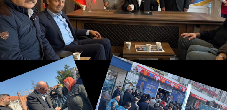 M.ESAT ALTUNGÜN DAVUTLARDA BÜYÜK COŞKU İLE KARŞILANDI.