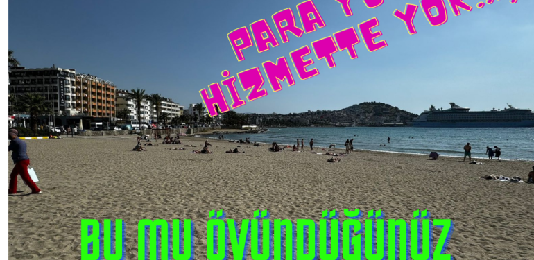 KUŞADASI PLAJLARINDA  YERLİ VE YABANCI TURİSTLER  İSYANDA…!!!